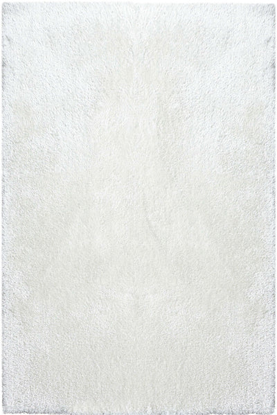 Lusso Plain Shaggy Rug - 103 Ivory