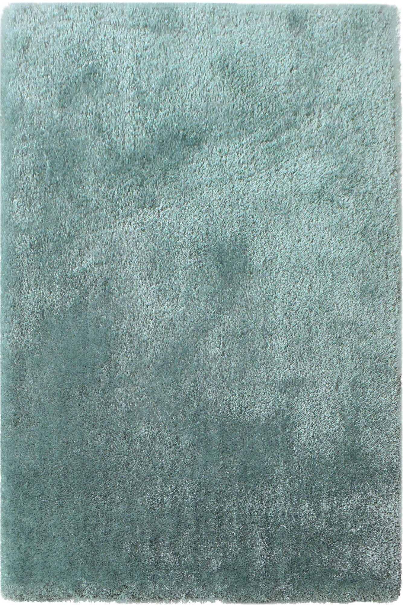 Lusso Plain Shaggy Rug - 101 Duck Egg