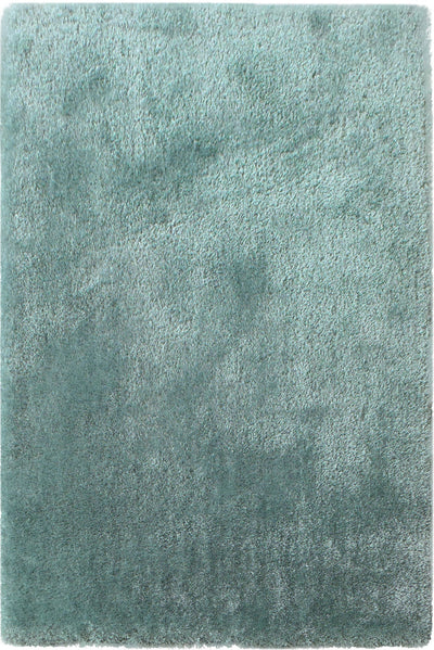 Lusso Plain Shaggy Rug - 101 Duck Egg