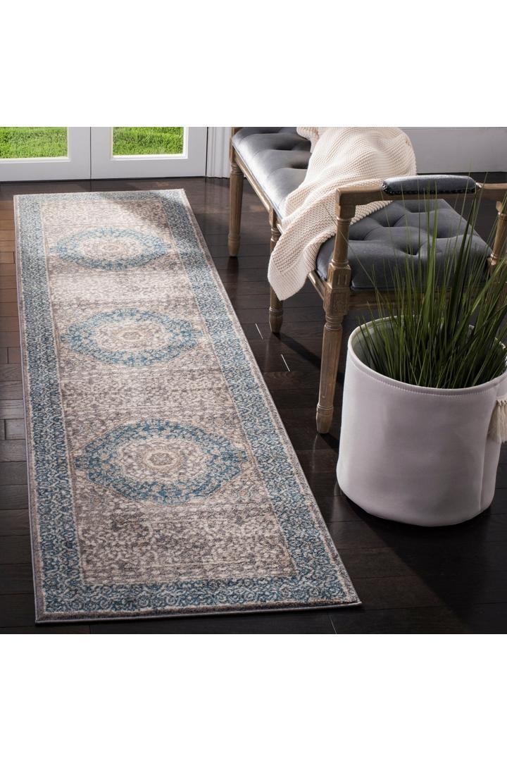 Loren Medallion Rug - 104 Blue