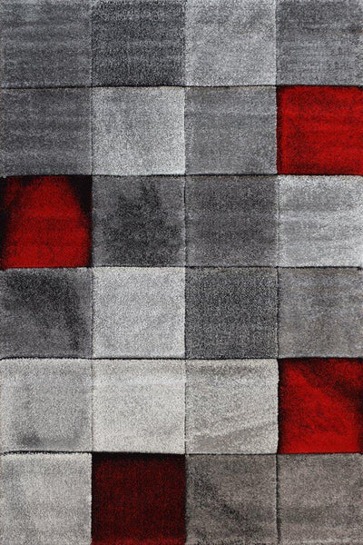 Love Abstract Rug - 125 Red