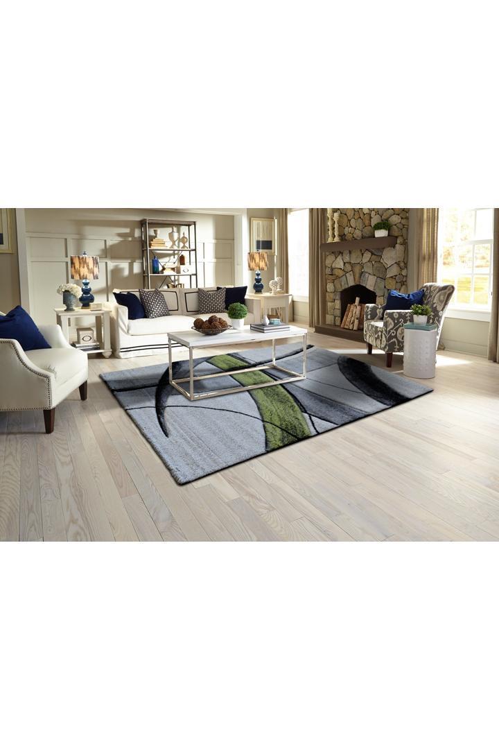 Love Abstract Rug - 103 Green