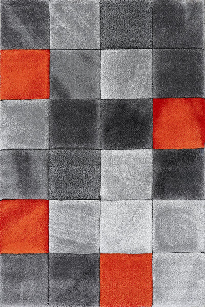 Love Abstract Rug - 123 Orange