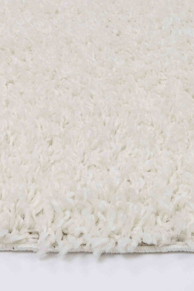 Luxor Shaggy Rug - 108 White