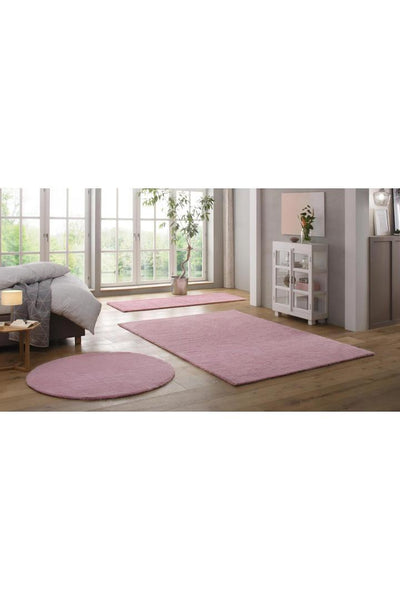 Lucy Microfibre Rug - 108 Pink