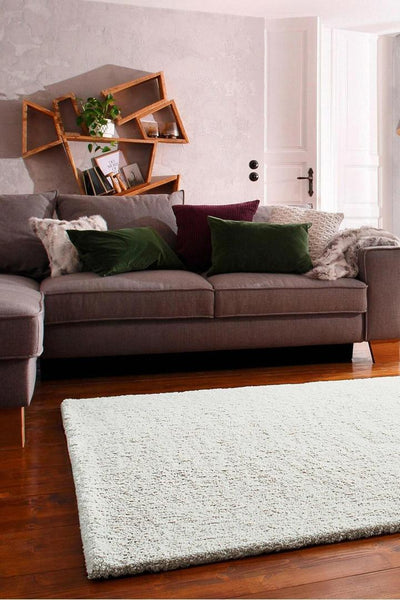 Lucy Microfibre Rug - 114 White