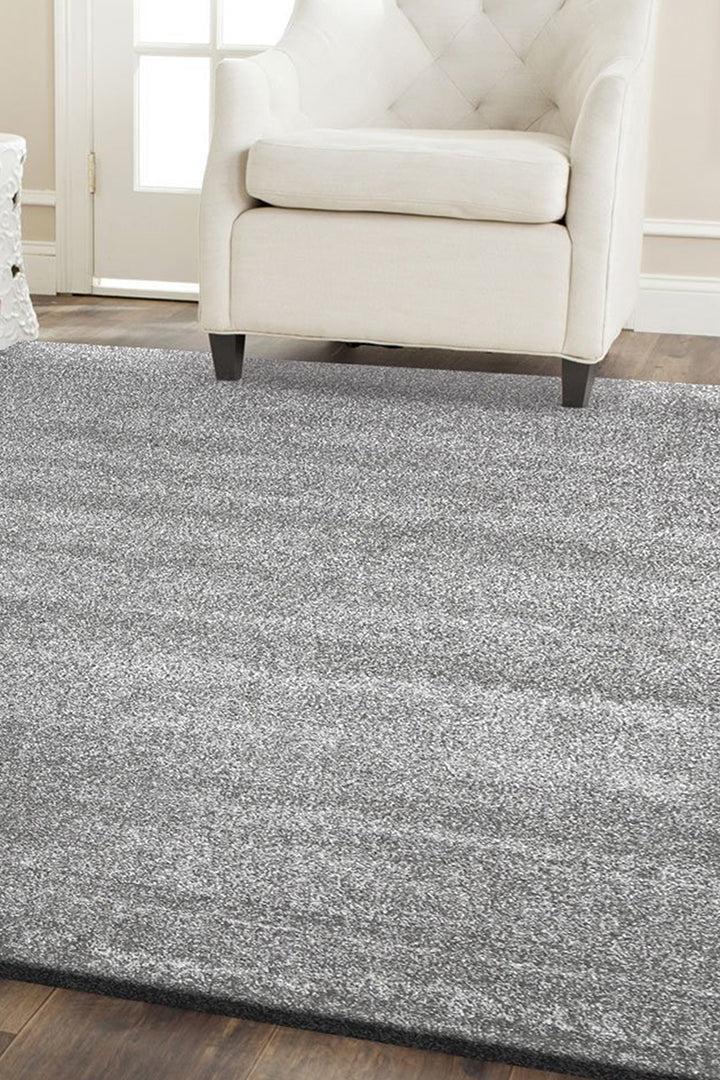 Lush Modern Plain Rug - 102 Grey