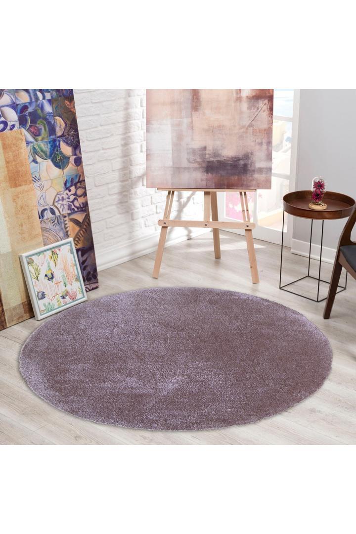 Lusso Plain Shaggy Rug - 113 Liliac