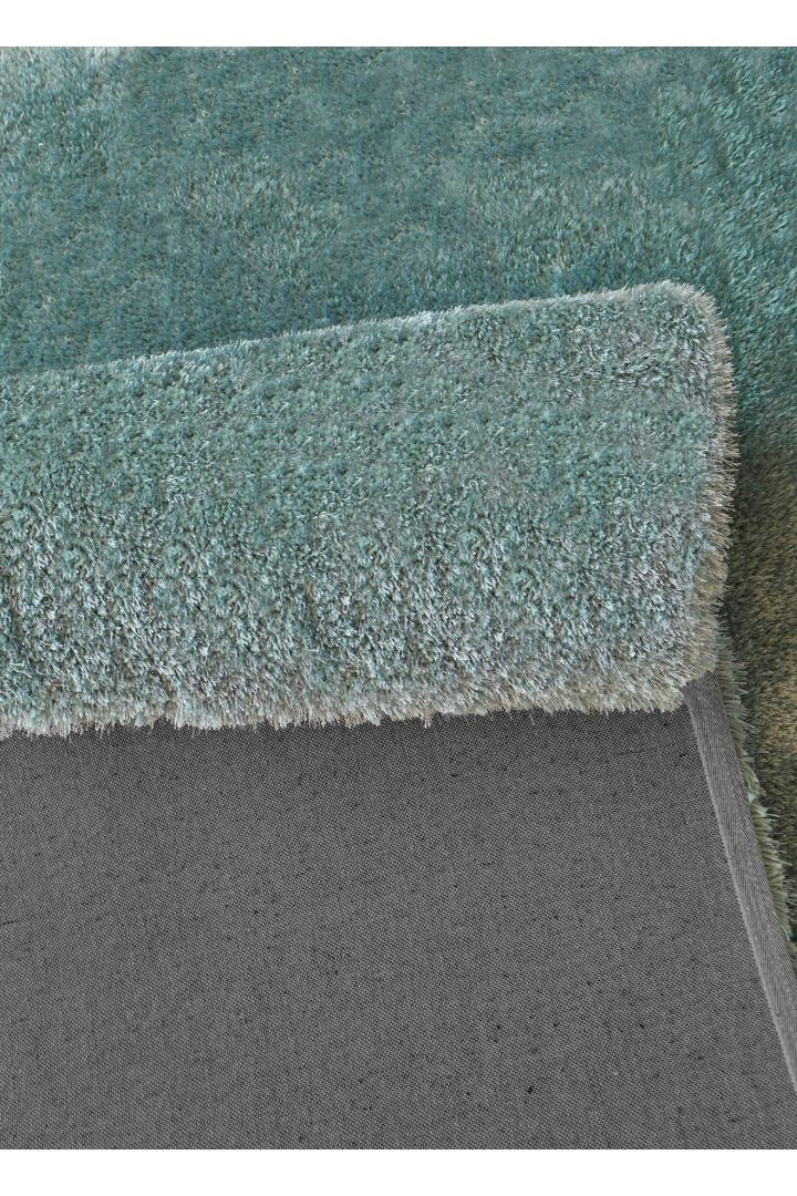 Lusso Plain Shaggy Rug - 101 Duck Egg