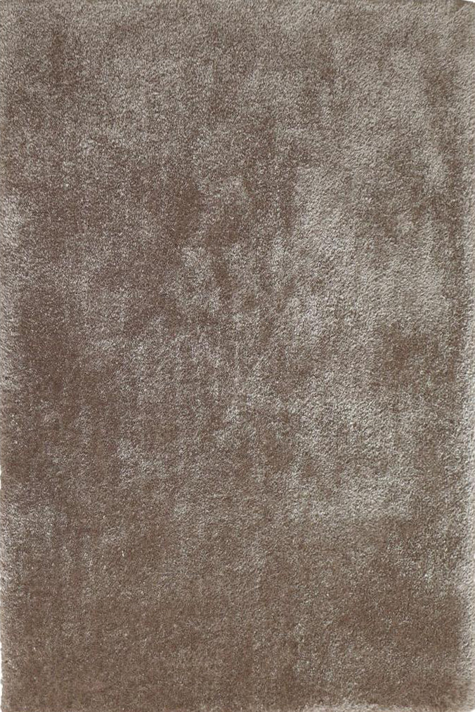 Lusso Plain Shaggy Rug - 107 Mink