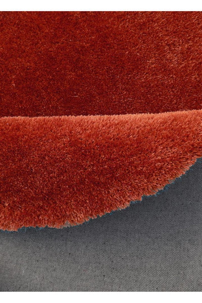 Lusso Plain Shaggy Rug - 111 Orange