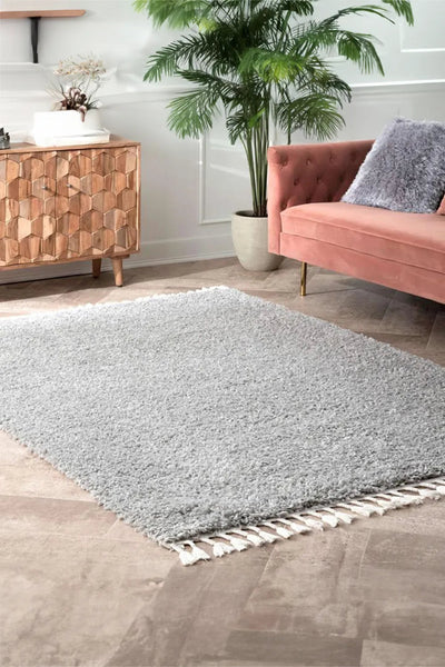 Luxor Shaggy Rug - 111 Grey