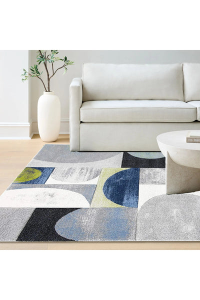 Fantasy Modern Rugs - 125 Blue