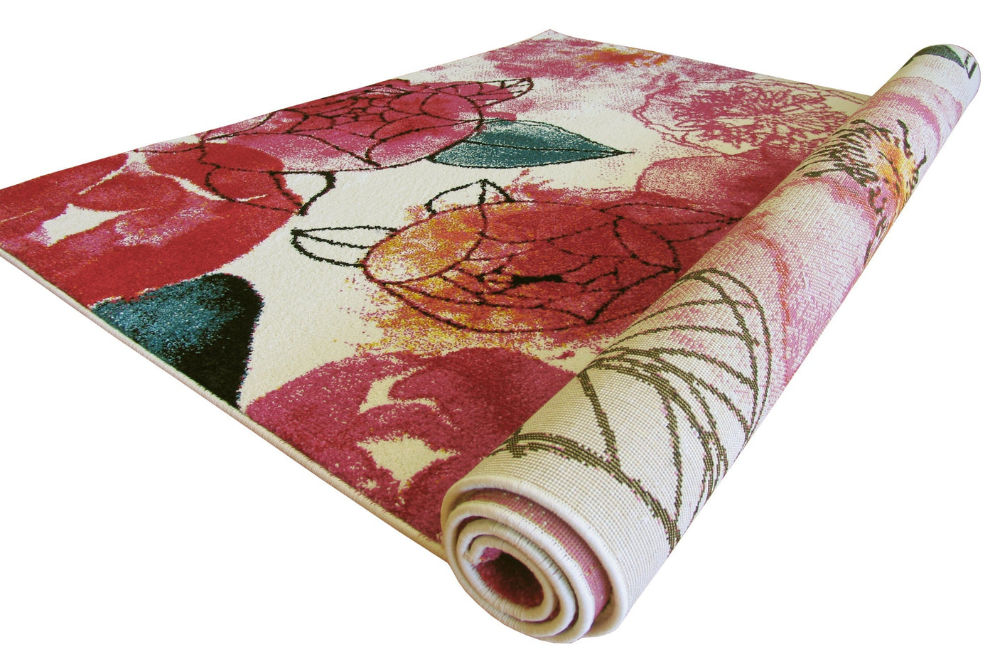 Esatto Abstract Brush strokes Rug - 111  Multicolours