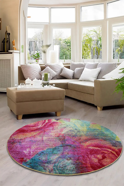 Esatto Abstract Brush strokes Rug - 114 Multicolours