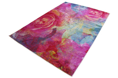 Esatto Abstract Brush strokes Rug - 113 Multicolours