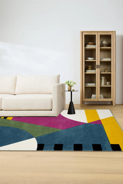 Fantasy Abstract Rug - 101 Multicolours