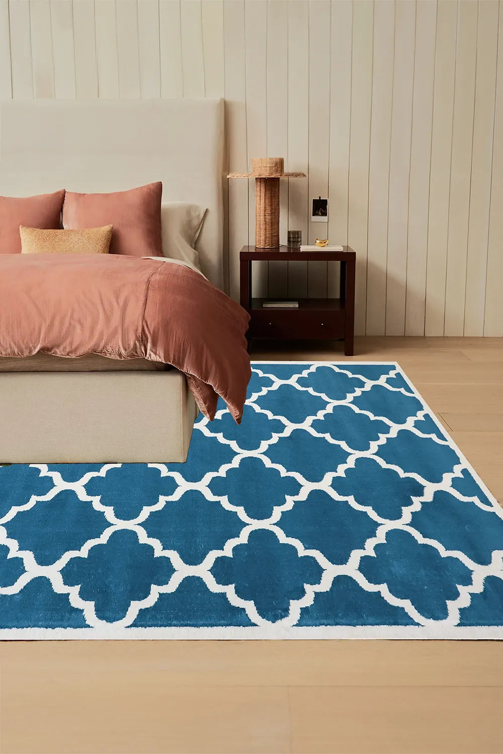 Gino Trellis Rug - 111 Blue