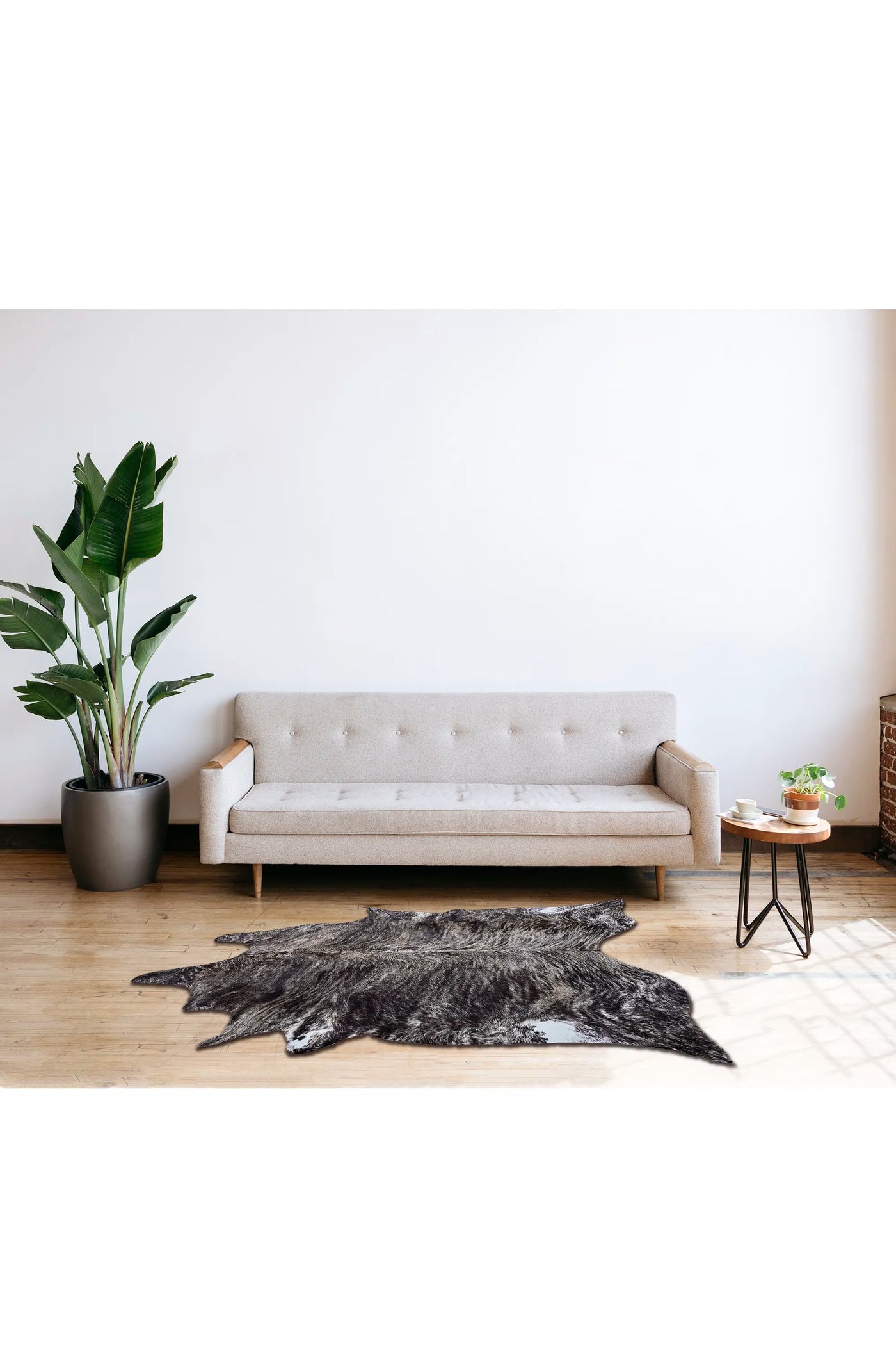 Faux Cowhide  - 201-Dark-Grey