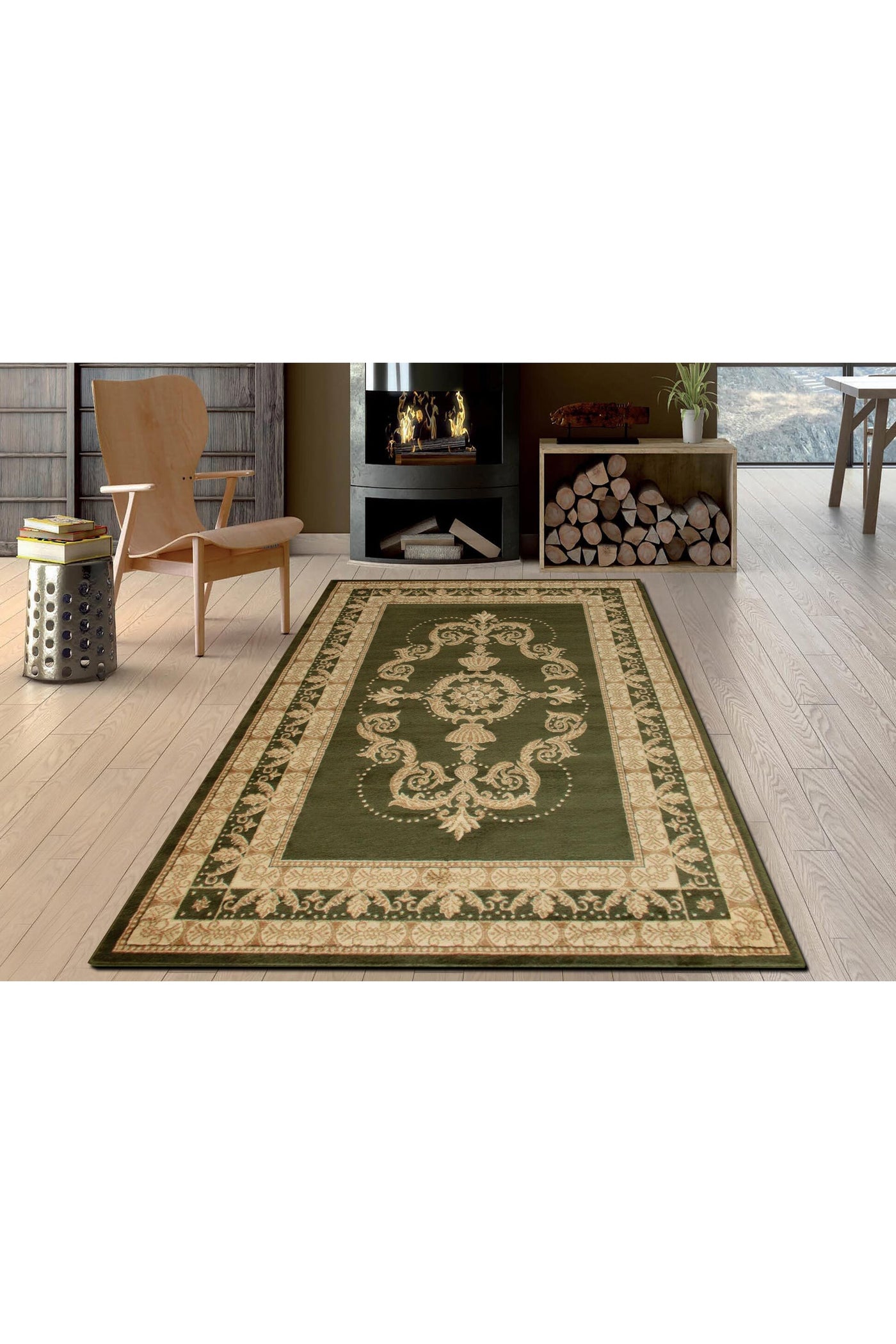 Minnesota Traditional Rug - 119 Green