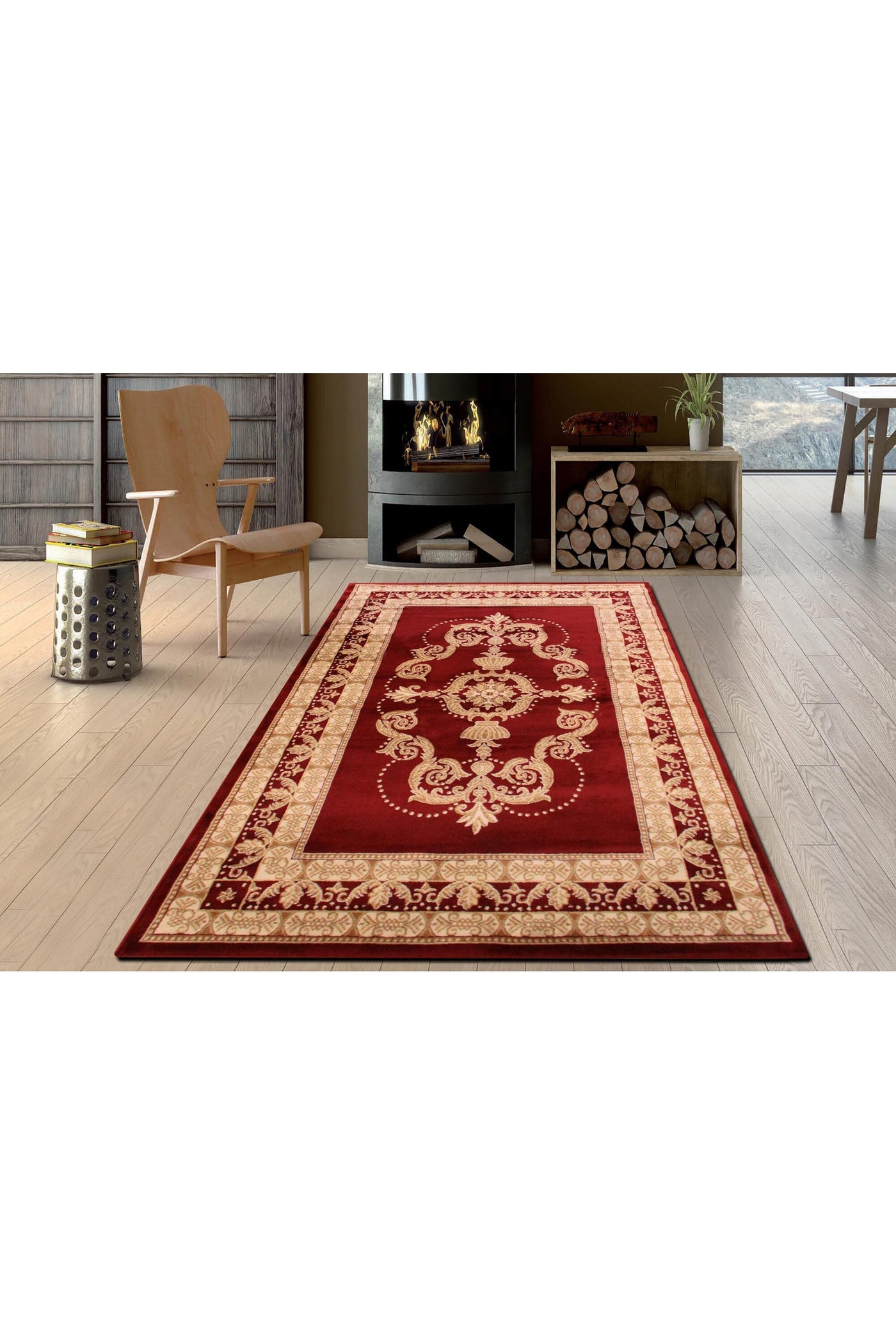 Minnesota Traditional Rug - 121 Red