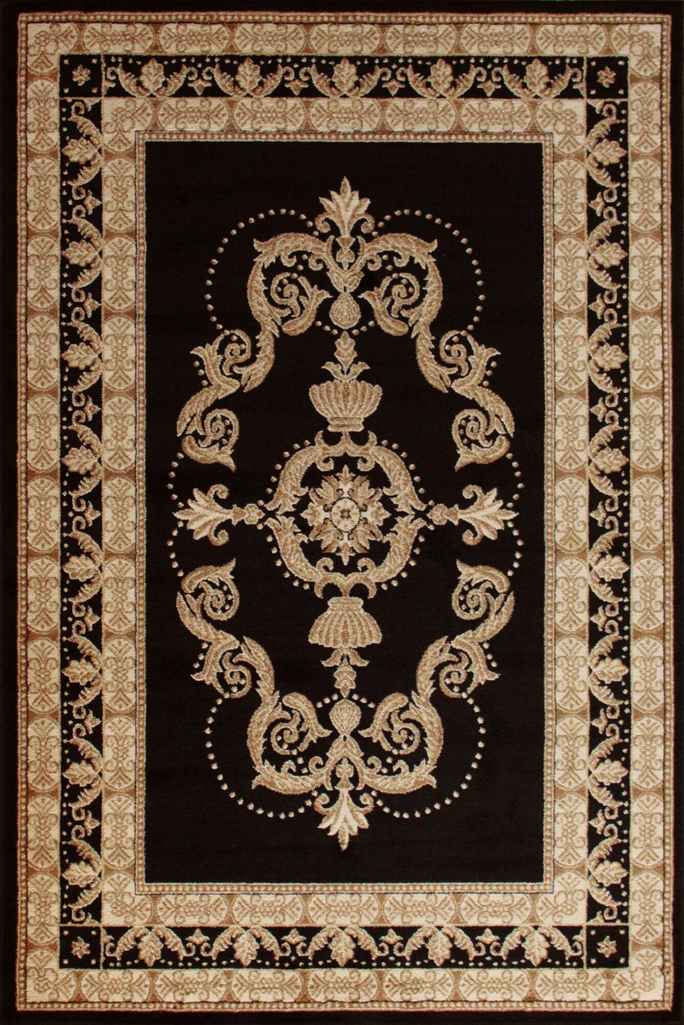 Minnesota Traditional Rug - 117 Black