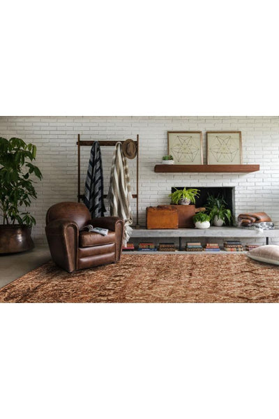 Madelaine Contemporary Abstract Rug - 107 Brown