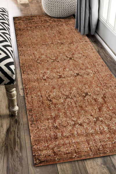 Madelaine Contemporary Abstract Rug - 107 Brown