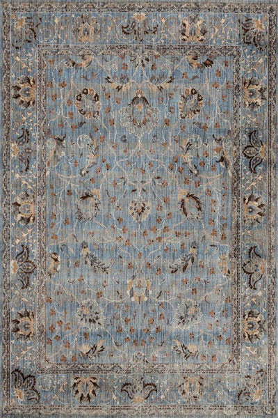 Madelaine Contemporary Abstract Rug - 114 Blue