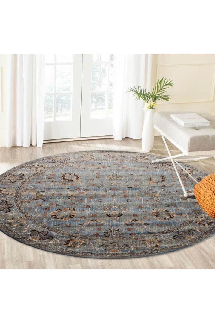 Madelaine Contemporary Abstract Rug - 114 Blue