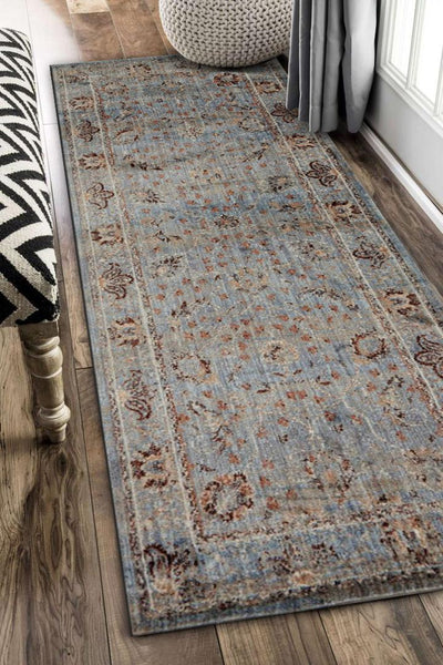 Madelaine Contemporary Abstract Rug - 114 Blue