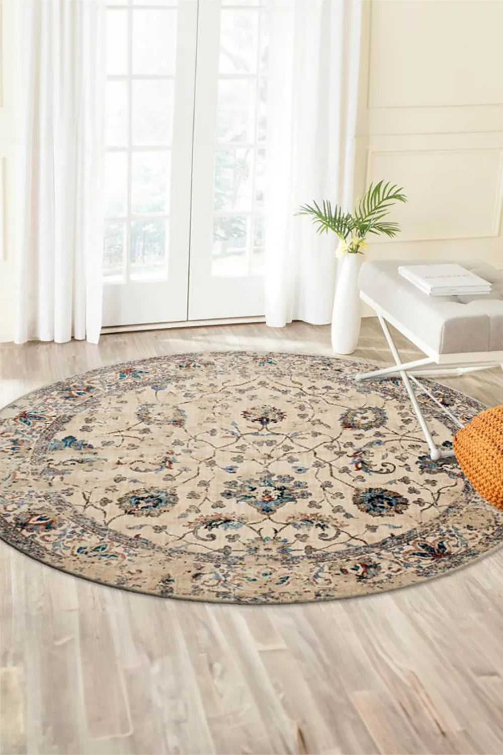 Madelaine Contemporary Abstract Rug - 117 Beige
