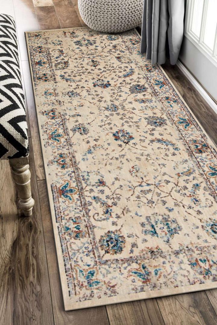 Madelaine Contemporary Abstract Rug - 116 Beige