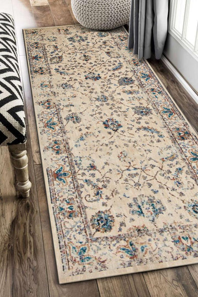 Madelaine Contemporary Abstract Rug - 116 Beige