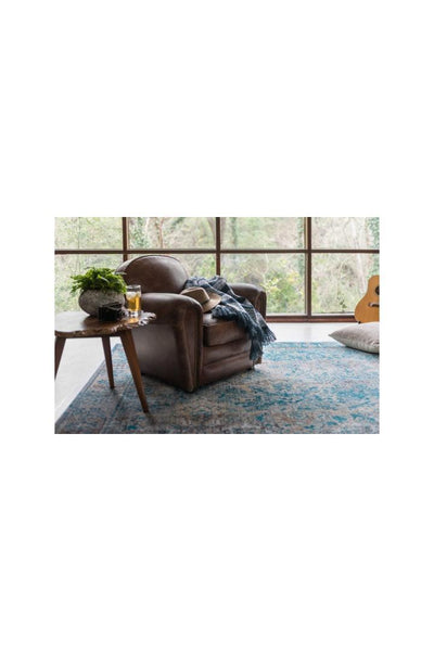 Madelaine Contemporary Abstract Rug - 120 Blue