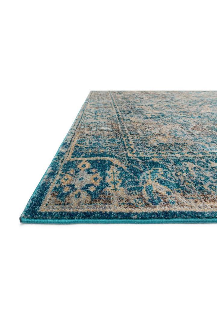 Madelaine Contemporary Abstract Rug - 120 Blue