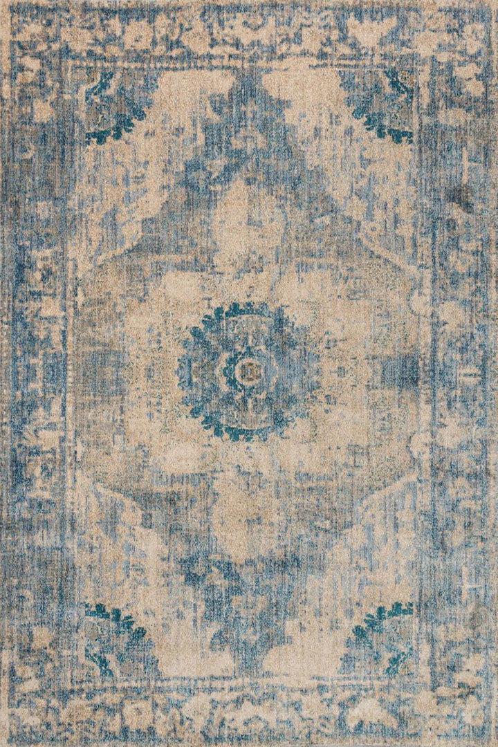 Madelaine Contemporary Abstract Rug - 132 Blue