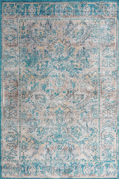 Madelaine Contemporary Abstract Rug - 120 Blue