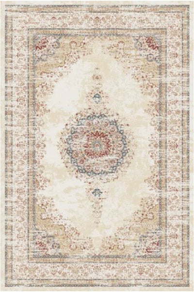 Majesty Silk Traditional Rug - 101 Cream