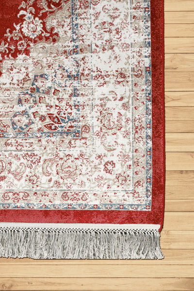 Majesty Silk Traditional Rug - 102 Red