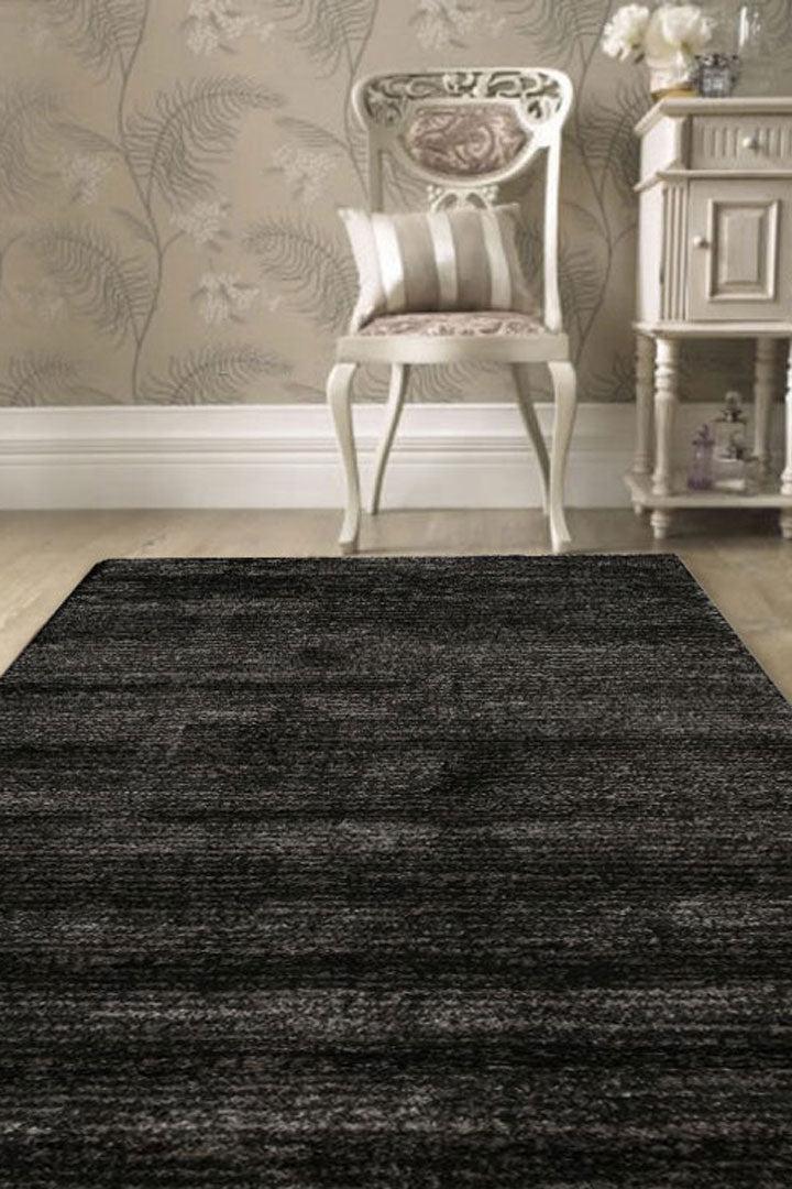 Manhattan Plain Rug - 111 Black