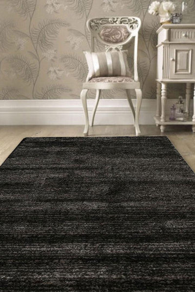 Manhattan Plain Rug - 111 Black