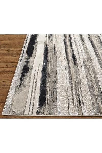 Metallic Abstract Rug - 103 Grey