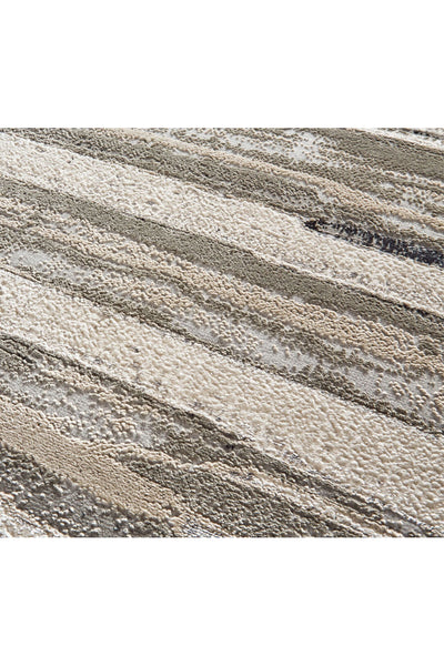 Metallic Abstract Rug - 103 Grey