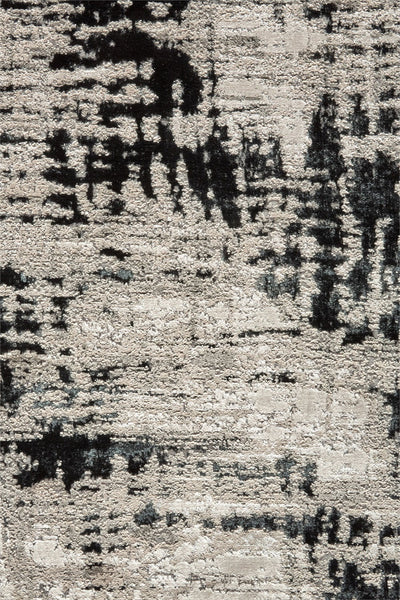 Metallic Abstract Rug - 101 Black