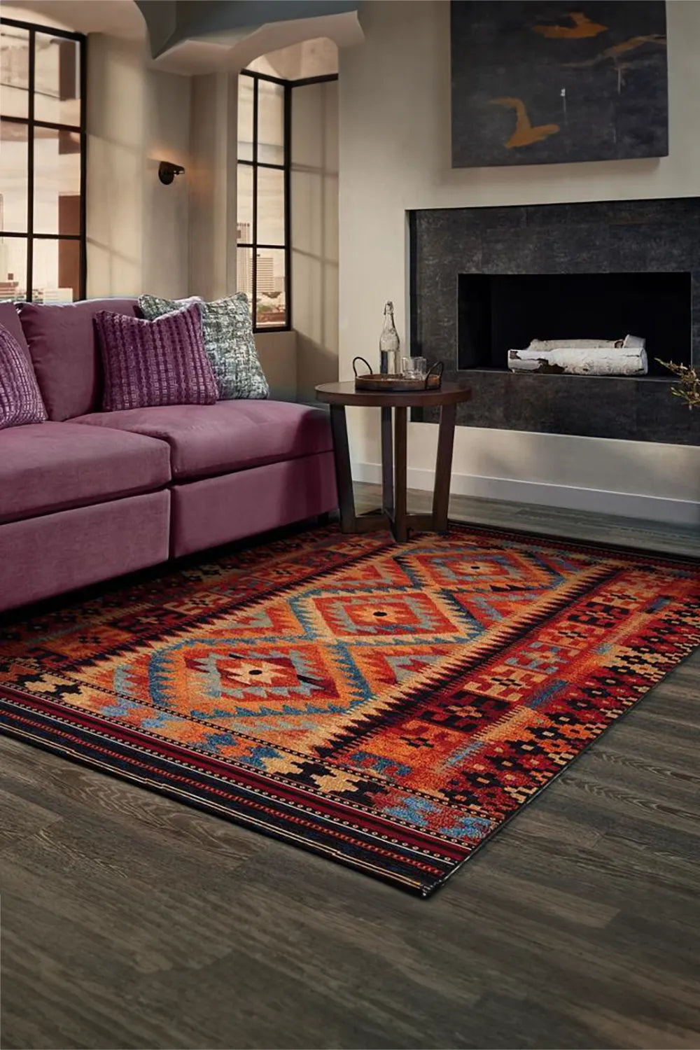 Mexucan Rug Mexico Geometric Rugs 68-X | Buy Rugs Online | Cyrus Rugs