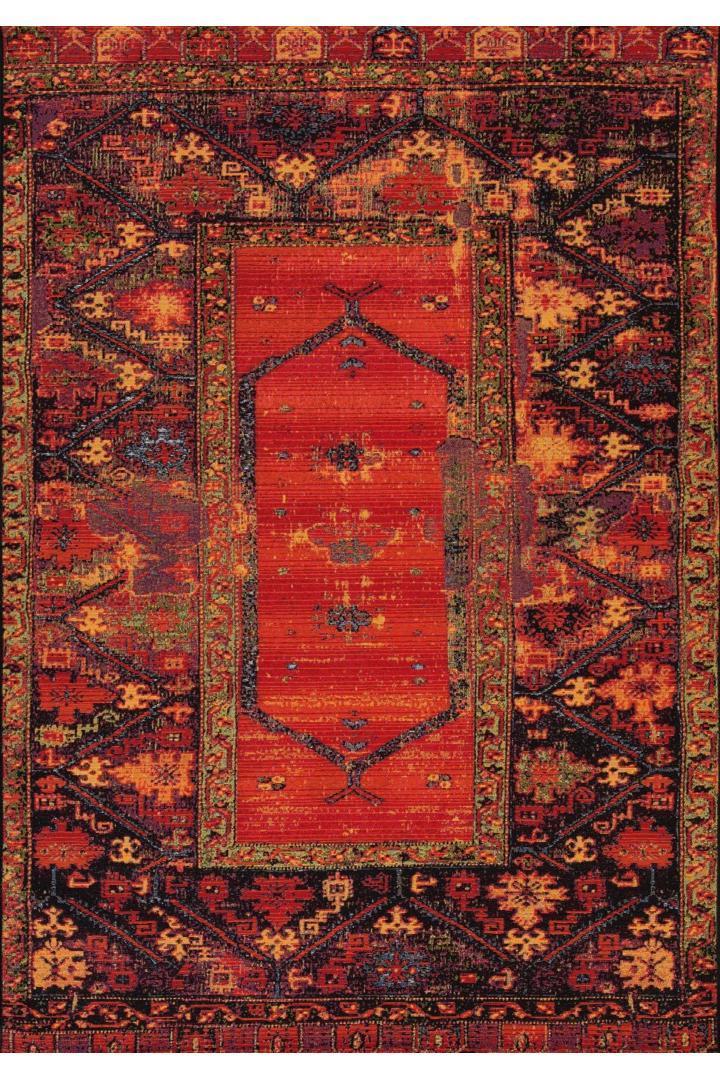 Mexico traditional Rug - 108 Red