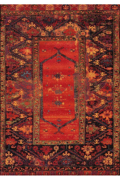 Mexico traditional Rug - 108 Red