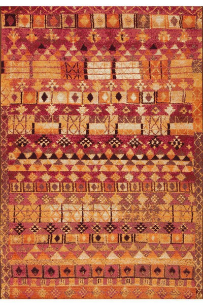 Mexico Tribal Rug - Rust