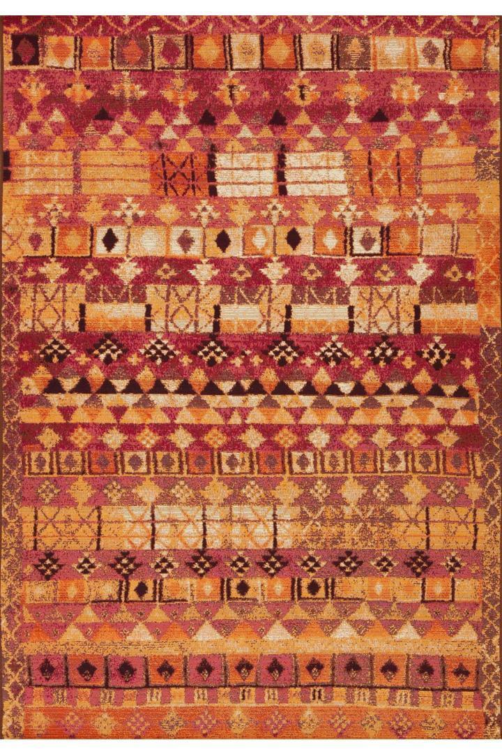 Mexico Tribal Rug - Rust